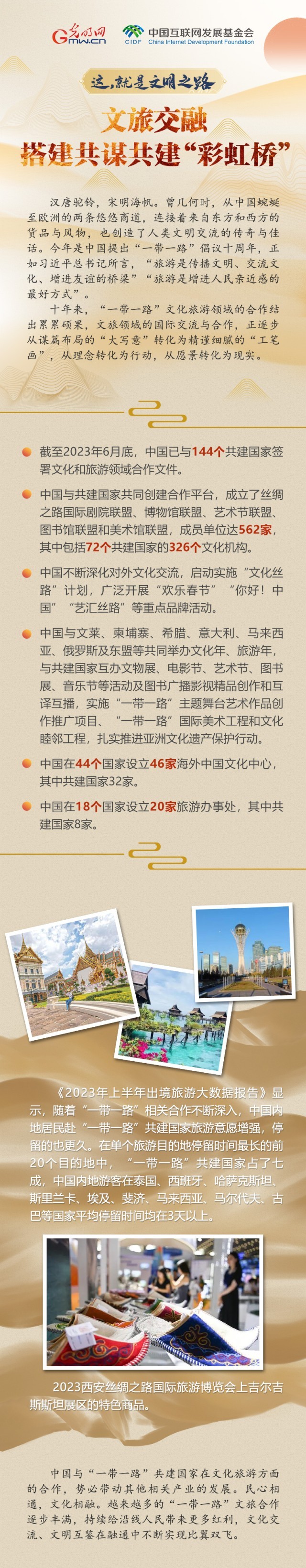【大道共通】這，就是文明之路丨文旅交融 搭建共謀共建“彩虹橋”