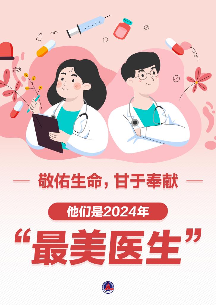 新華鮮報|致敬“白衣戰(zhàn)士”！2024年“最美醫(yī)生”發(fā)布