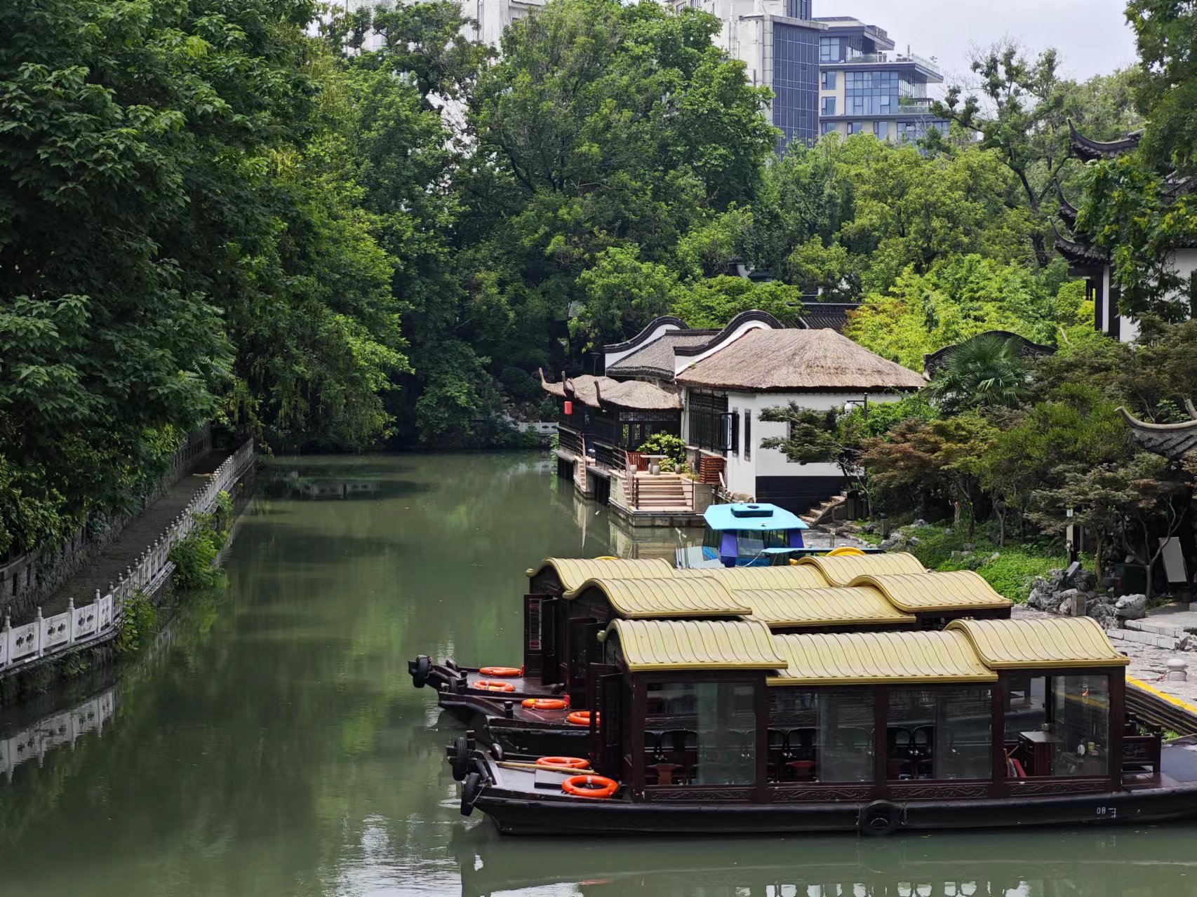 揚州大運河文化旅游度假區(qū)一角。人民網(wǎng)記者 黃鈺攝