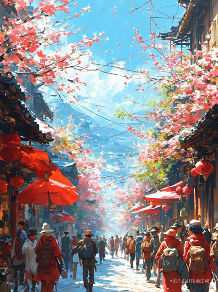 【巳巳如意萬象新】漫評丨紅紅火火中國年，照見新年新圖景