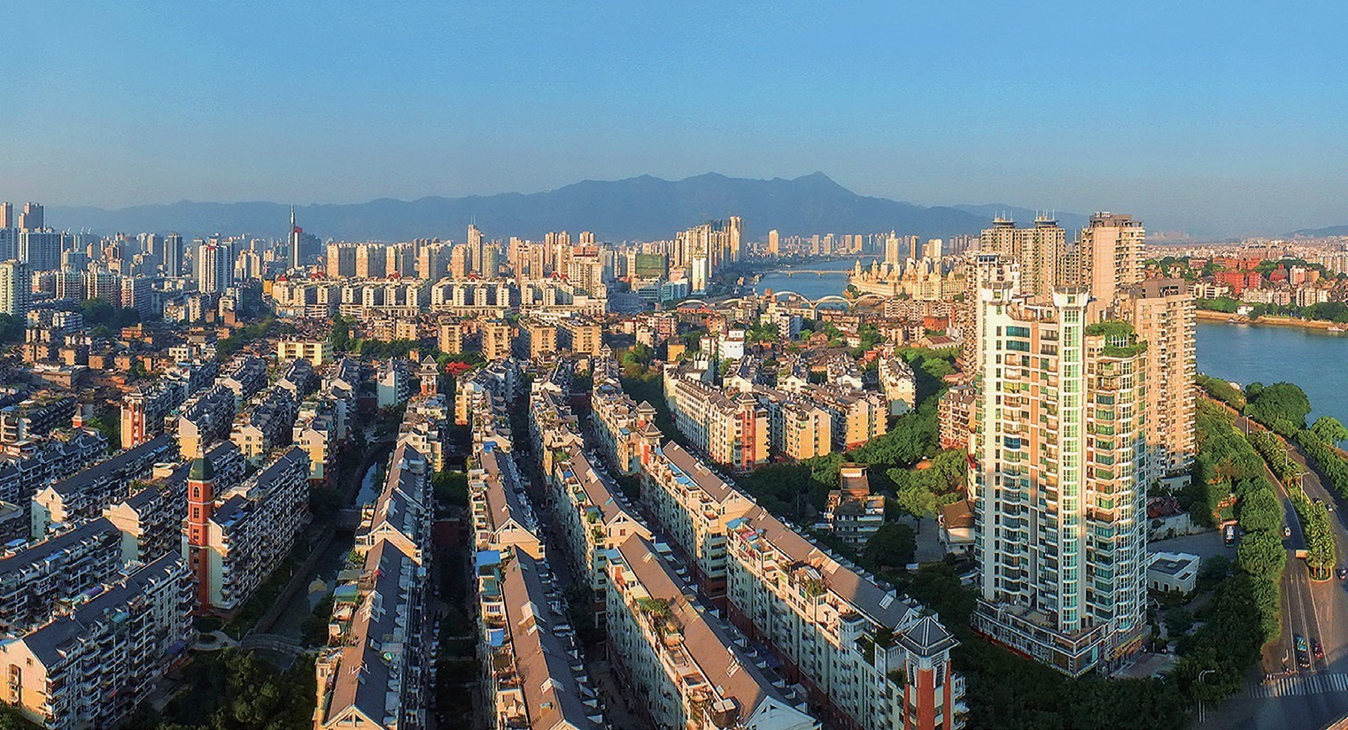 2018年，福州市臺江區(qū)蒼霞新城，高樓拔地而起，舊貌換新顏。