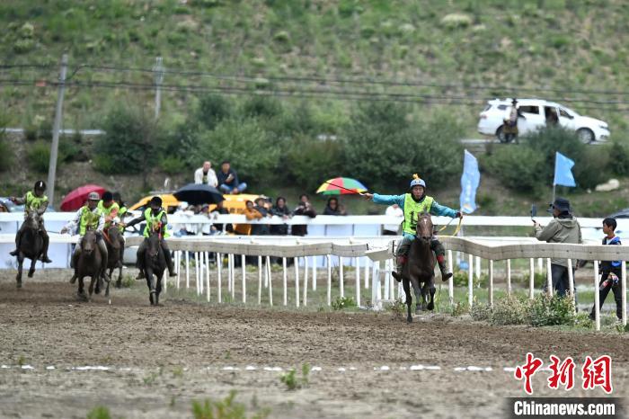 四川理塘10000米賽馬耐力賽開(kāi)賽