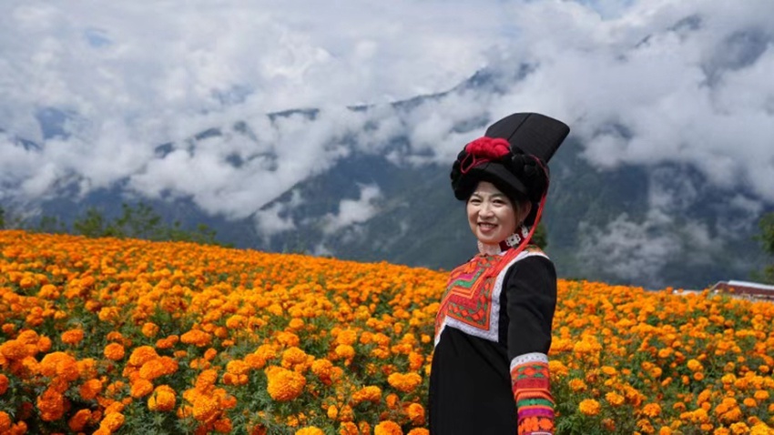 瀘定正以其獨(dú)特的魅力，吸引著各地游客。瀘定縣委宣傳部供圖